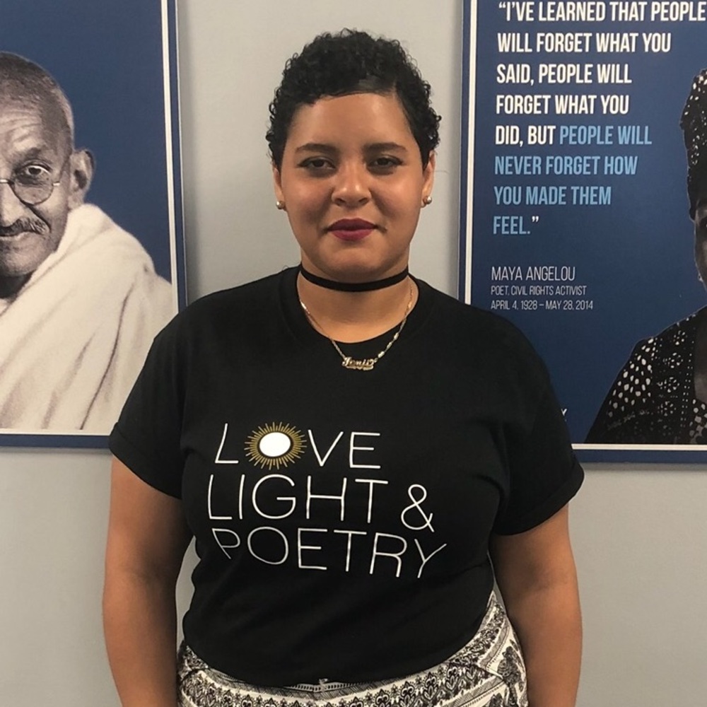 LOVE. LIGHT & POETRY Tee - Black
